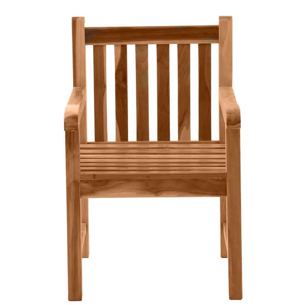 Garten Armlehnstuhl aus Teak Massivholz - Klahuma