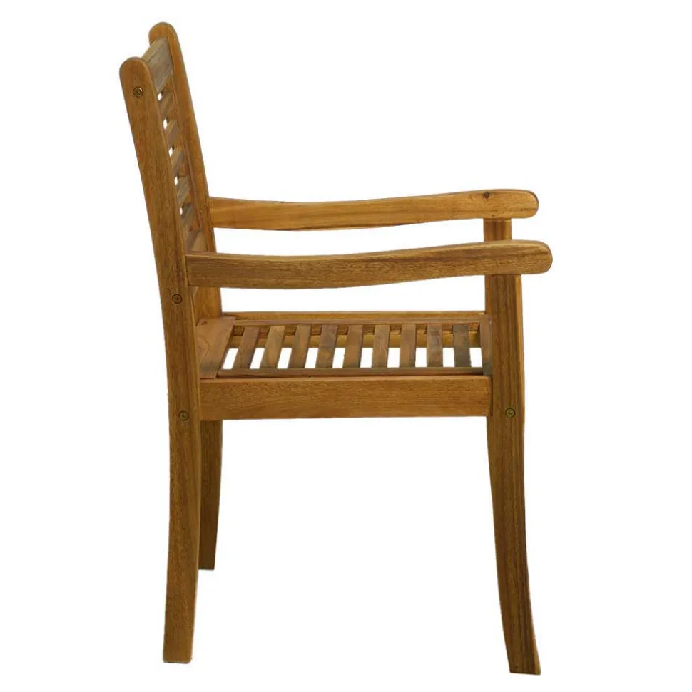 Garten Essgruppe aus Akazie massiv - Jawa (fünfteilig)