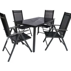 Garten Esstischgruppe Set - Trexana (fünfteilig)