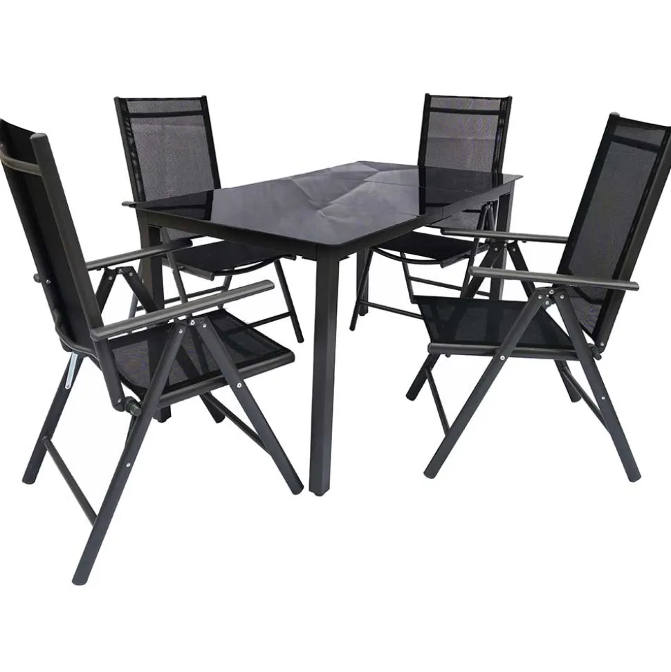 Garten Esstischgruppe Set - Trexana (fünfteilig)