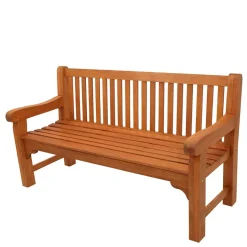 Garten Holzbank mit drei Sitzplätzen - Shanna