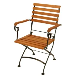 Garten Klappstuhl mit Armlehnen - Whity (2er Set)