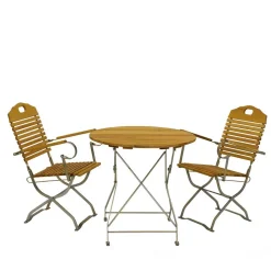 Garten Klapptisch & 2 Klappstühle - National (dreiteilig)