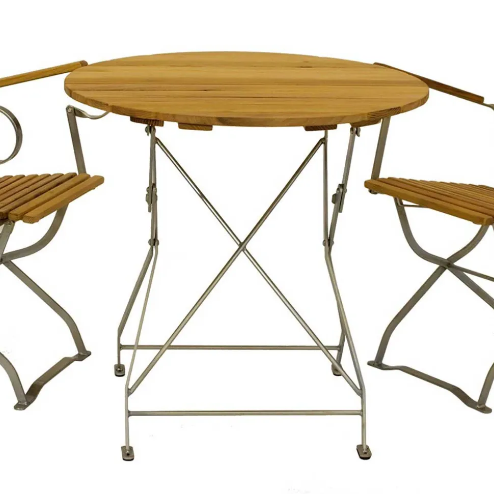 Garten Klapptisch & 2 Klappstühle - National (dreiteilig)