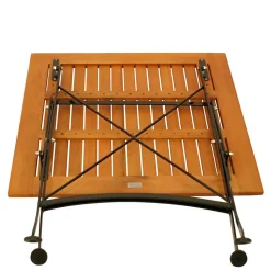 Garten Klapptisch aus Eukalyptusholz & Stahl - Nesaris