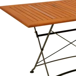 Garten Klapptisch aus Eukalyptusholz & Stahl - Nesaris