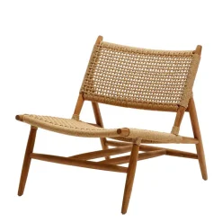 Garten Lounge Sessel aus Geflecht - Max