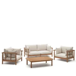 Garten Lounge Sitzgruppe Set - Perconia (vierteilig)