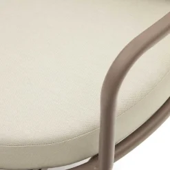 Garten Lounge-Sessel in Flieder aus Metall - Azalao