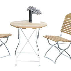 Garten Sitzgruppe Juliama aus Robinie massiv (dreiteilig)