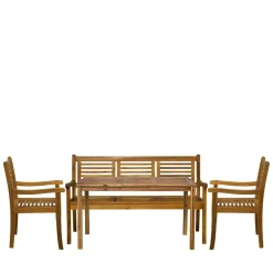 Garten Sitzgruppe mit Bank - Xose (vierteilig)