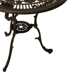 Garten Tisch & 2 Stühle aus Alu Guss - Taifun (dreiteilig)