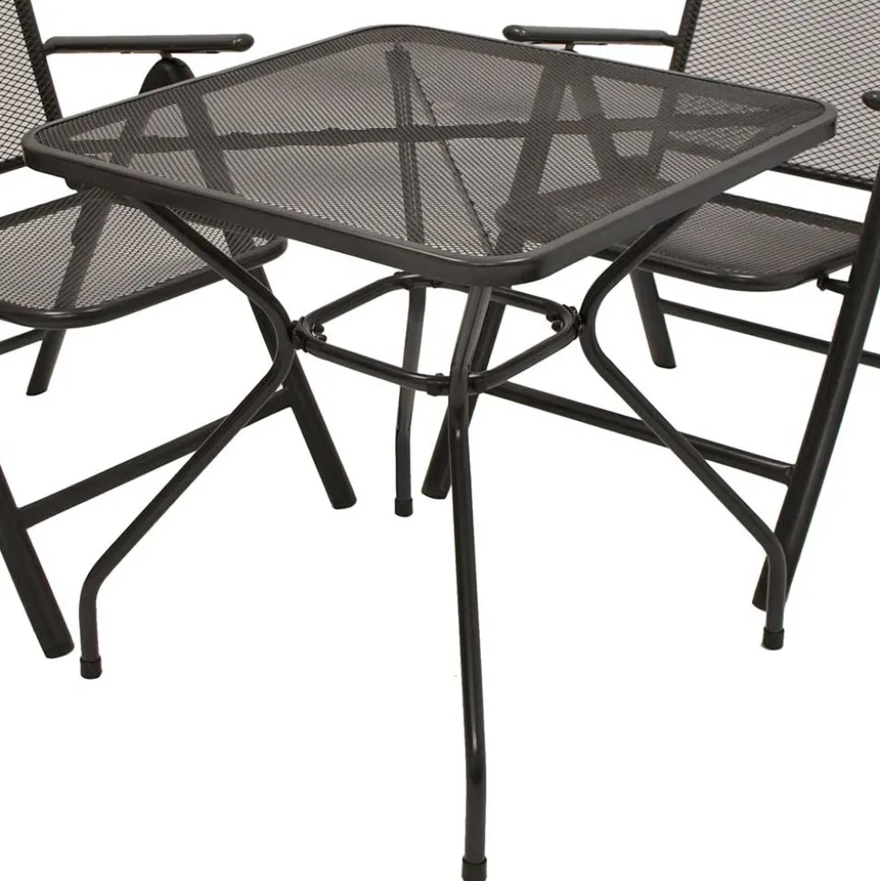 Garten Tisch & zwei Klappsessel - Citro (dreiteilig)