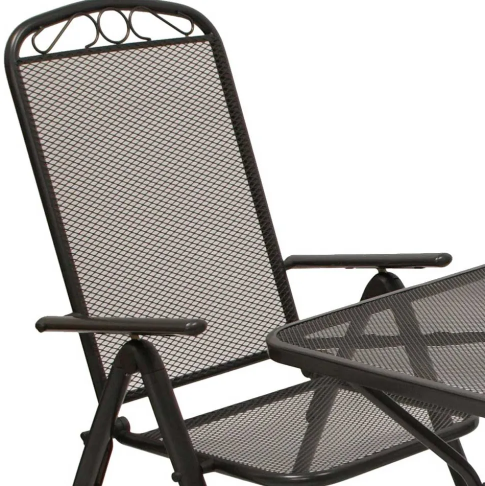 Garten Tisch & zwei Klappsessel - Citro (dreiteilig)