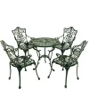Garten Tischgruppe in Dunkelgrün - Corgova (fünfteilig)