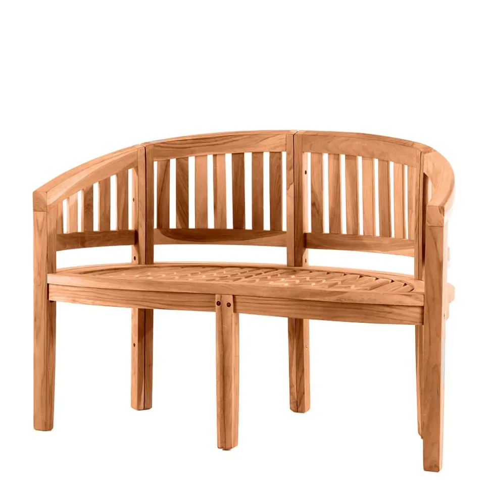 Gartenbank in halbrundem Design - Klahuma