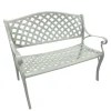 Gartenbank mit Armlehnen aus Aluminium - Liacantu