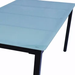 Garten-Glastisch mit matter Tischplatte - Antiq