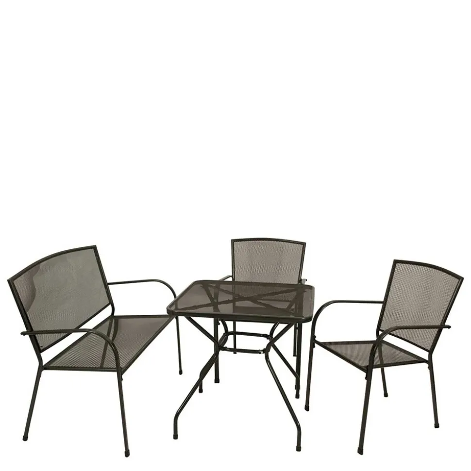 Gartenmöbel Set mit Bank - Calisian (vierteilig)