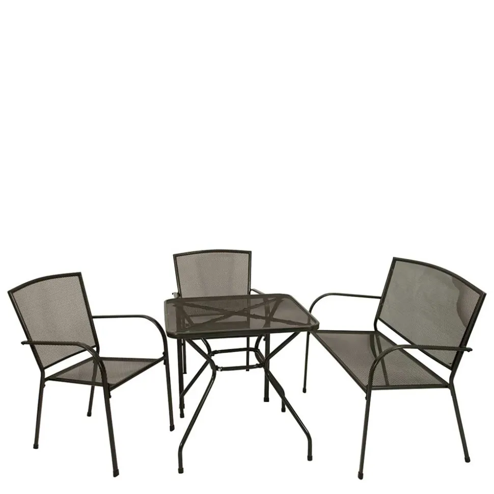 Gartenmöbel Set mit Bank - Calisian (vierteilig)