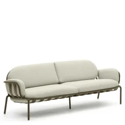Gartensofa in Graugrün aus Metall - Ocna