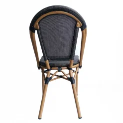 Gartenstühle aus Webstoff Schwarzbraun - Phantom (2er Set)