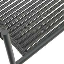 Gartenstuhl aus Geflecht und Stahl - Lavinaia (4er Set)