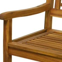 Gartenstuhl mit Armlehnen aus Akazie - Lecco