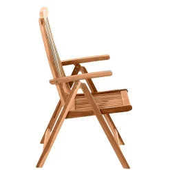 Gartenstuhl mit Armlehnen klappbar - Klahuma