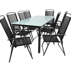 Gartentisch & 8 Stühle Set - Loytami (neunteilig)