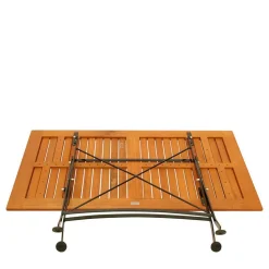 Gartentisch & Armlehnstühle klappbar - Pascarla (fünfteilig)