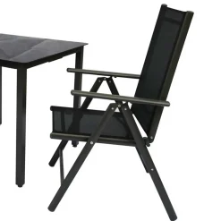 Gartentisch & zwei Stühle Set - Neluna (dreiteilig)