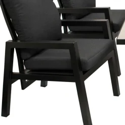 Gartentisch Gruppe in modernem Design - Laura (fünfteilig)