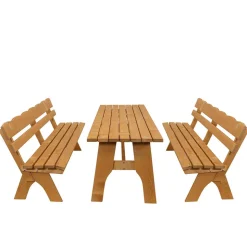 Gartentischgruppe Brixen aus Kiefer massiv (dreiteilig)