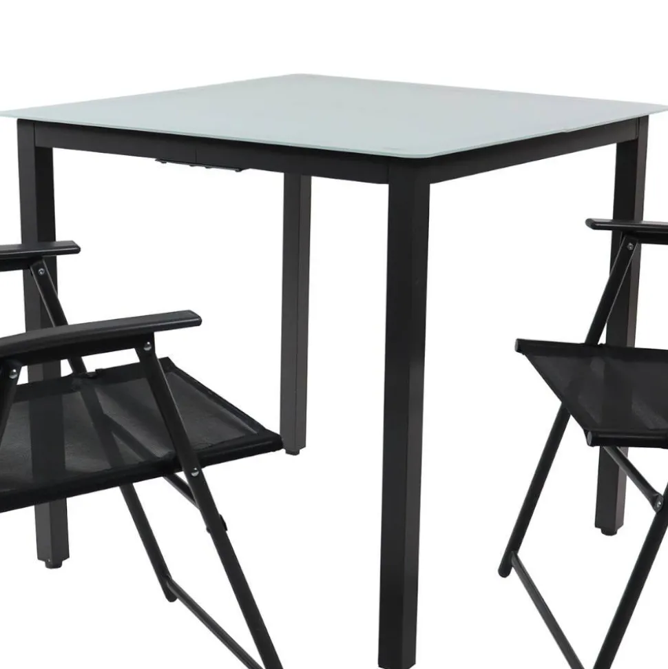 Gartentischgruppe mit zwei Stühlen - Bayatara (dreiteilig)