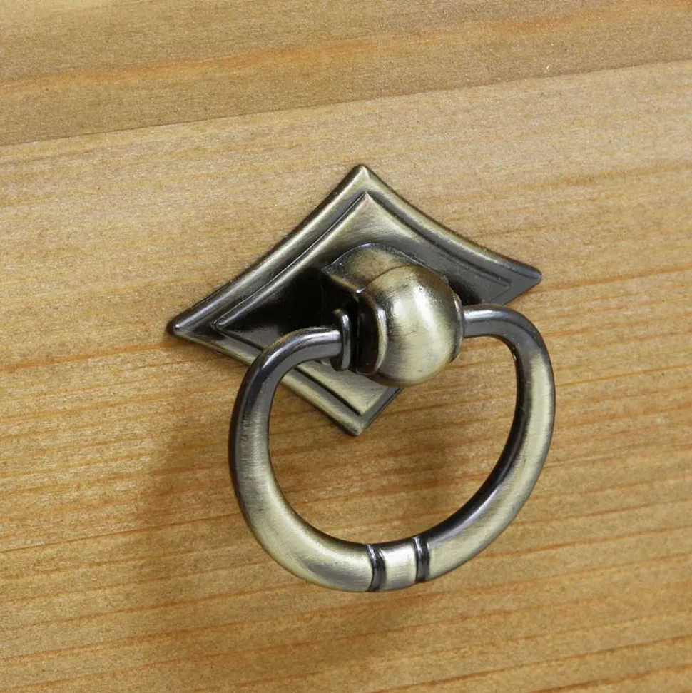 Geölte Holz Vitrine in Kiefer Natur - Vinidad