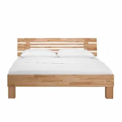 Geöltes Massivholzbett Benet in sieben Breiten