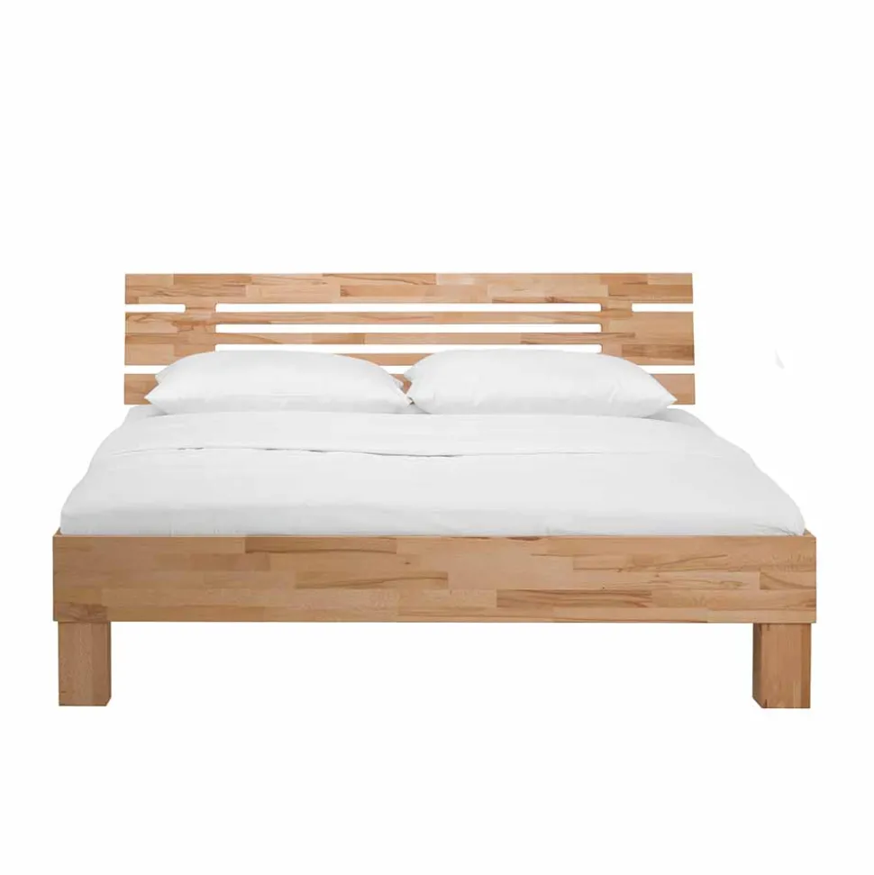 Geöltes Massivholzbett Benet in sieben Breiten