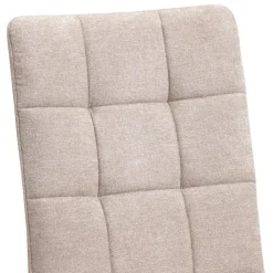 Gepolsterte Drehstühle in Beige - Fleur (2er Set)