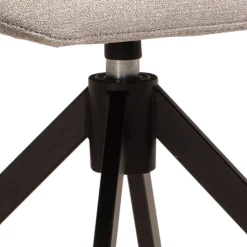 Gepolsterte Drehstühle in Beige - Fleur (2er Set)