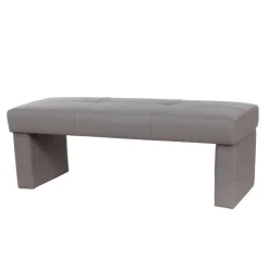 Gepolsterte Sitzbank Hawar in Grau