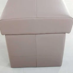 Gepolsterte Sitzbank Hawar in Grau