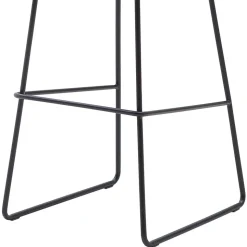 Gepolsterter Barstuhl aus Chenille - Amelie (2er Set)