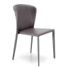 Gepolsterter Stuhl in Dunkelgrau - Baika (2er Set)