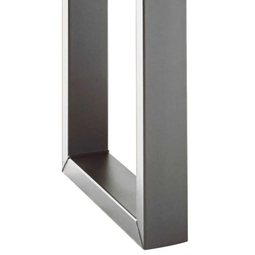 Geradliniger Esstisch in Honig & Silber - Chapan