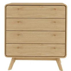 Gerundete Kommode mit vier Schubladen - Sophiea