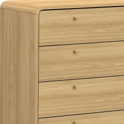 Gerundete Kommode mit vier Schubladen - Sophiea