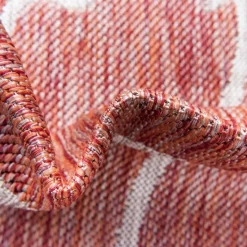 Gewebter Teppich aus PP mit Ornament Motiv - Rick