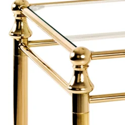 Glas Beistelltisch in Quadratisch oder rechteckig - Corao