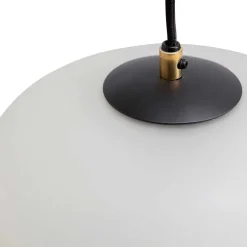 Glas Hängelampen in Off-White - Norklin (2er Set)